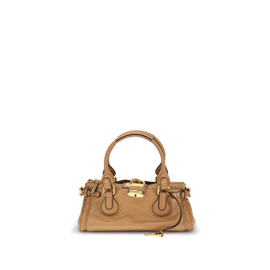 Bolso de hombro Chloé de cuero de búfalo marrón