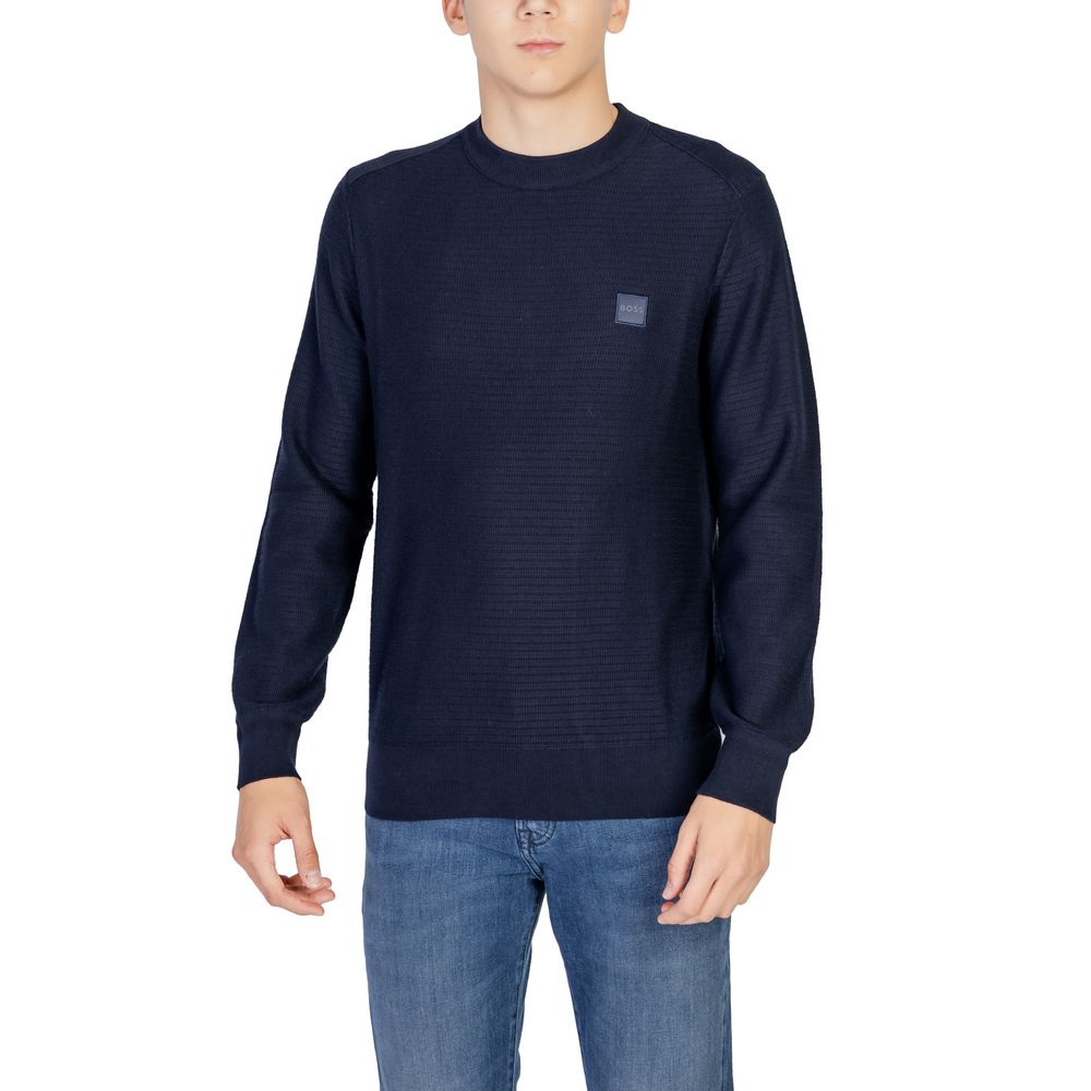 Sudadera de Algodón Azul Hugo Boss