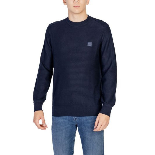 Sudadera de Algodón Azul Hugo Boss