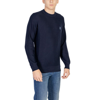 Sudadera de Algodón Azul Hugo Boss