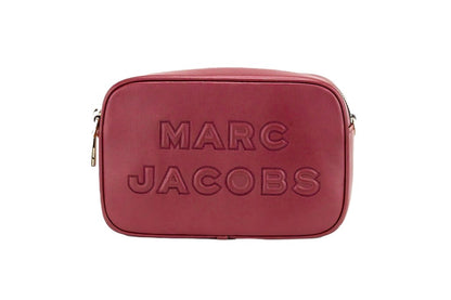 Bolso Cámara En Cuero Liso Con Relieve Marc Jacobs Flash Granada