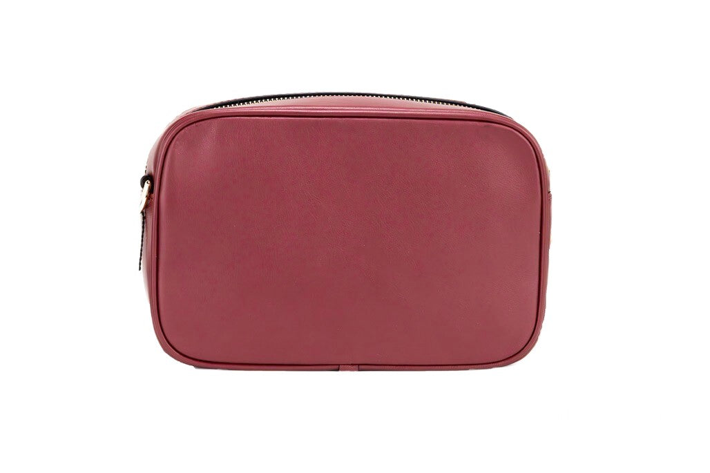 Bolso Cámara En Cuero Liso Con Relieve Marc Jacobs Flash Granada