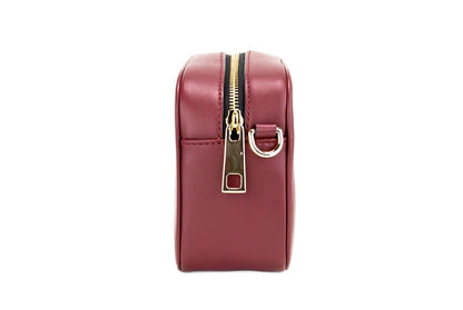 Bolso Cámara En Cuero Liso Con Relieve Marc Jacobs Flash Granada