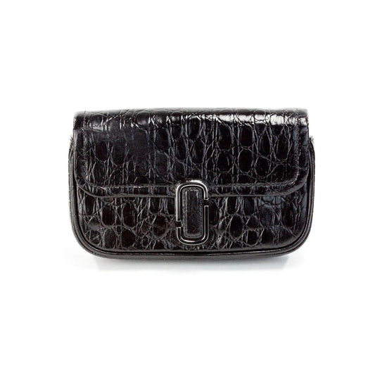 Marc Jacobs Bolso Bandolera Mini Cuero Relieve Negro