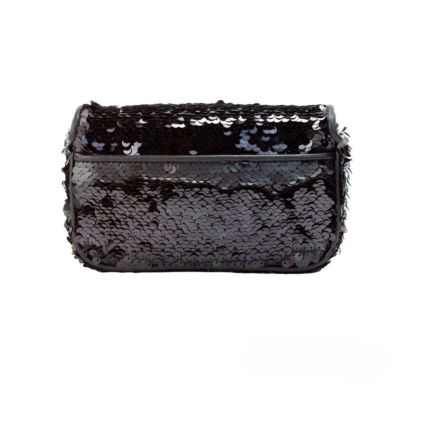 Sac à bandoulière Marc Jacobs The Mini J Marc en sequins noirs
