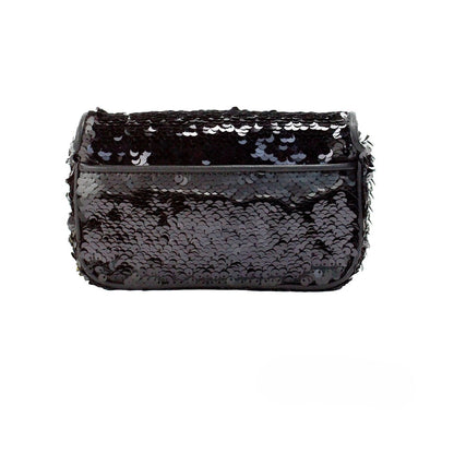Sac à bandoulière Marc Jacobs The Mini J Marc en sequins noirs