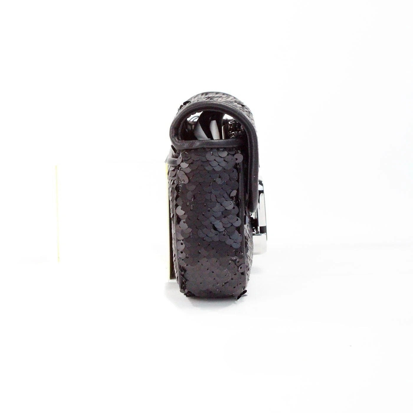 Sac à bandoulière Marc Jacobs The Mini J Marc en sequins noirs