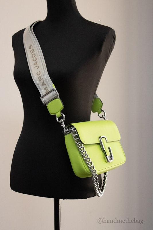 Bolso de hombro Marc Jacobs para mujer The J Marc Verde Glow H956L01PF22-325 Talla única