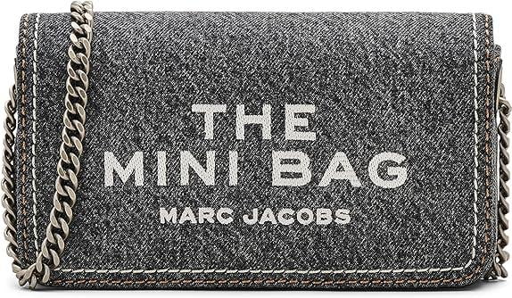 Marc Jacobs El bolso mini de mezclilla con cadena - Lavado negro