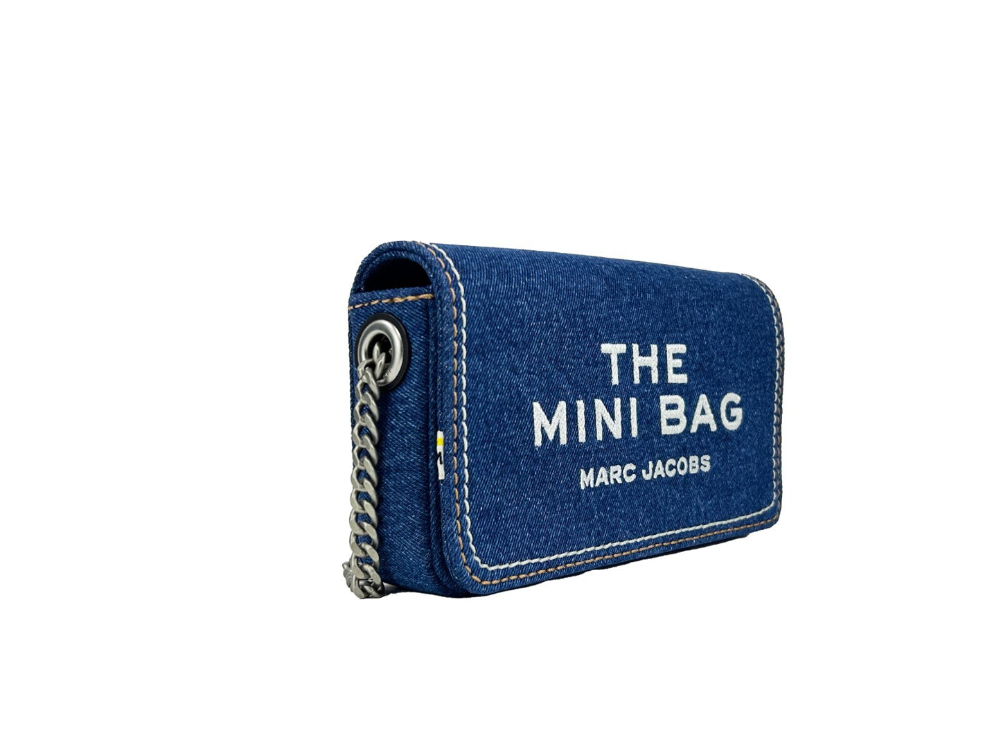Marc Jacobs Minibolso vaquero con cadena - Lavado oscuro