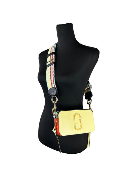 Sac bandoulière Marc Jacobs The Snapshot (jaune pastel multicolore)