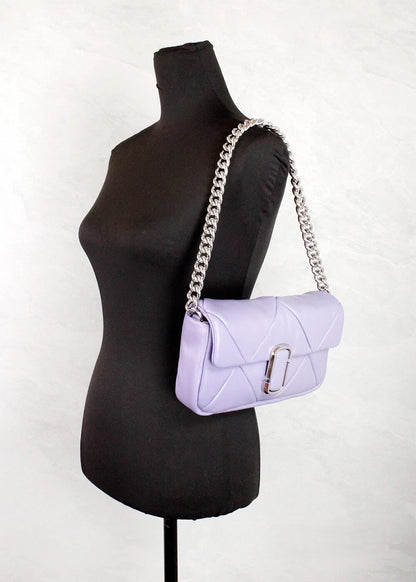 Sac à bandoulière Marc Jacobs The J Marc Daybreak en cuir matelassé losanges