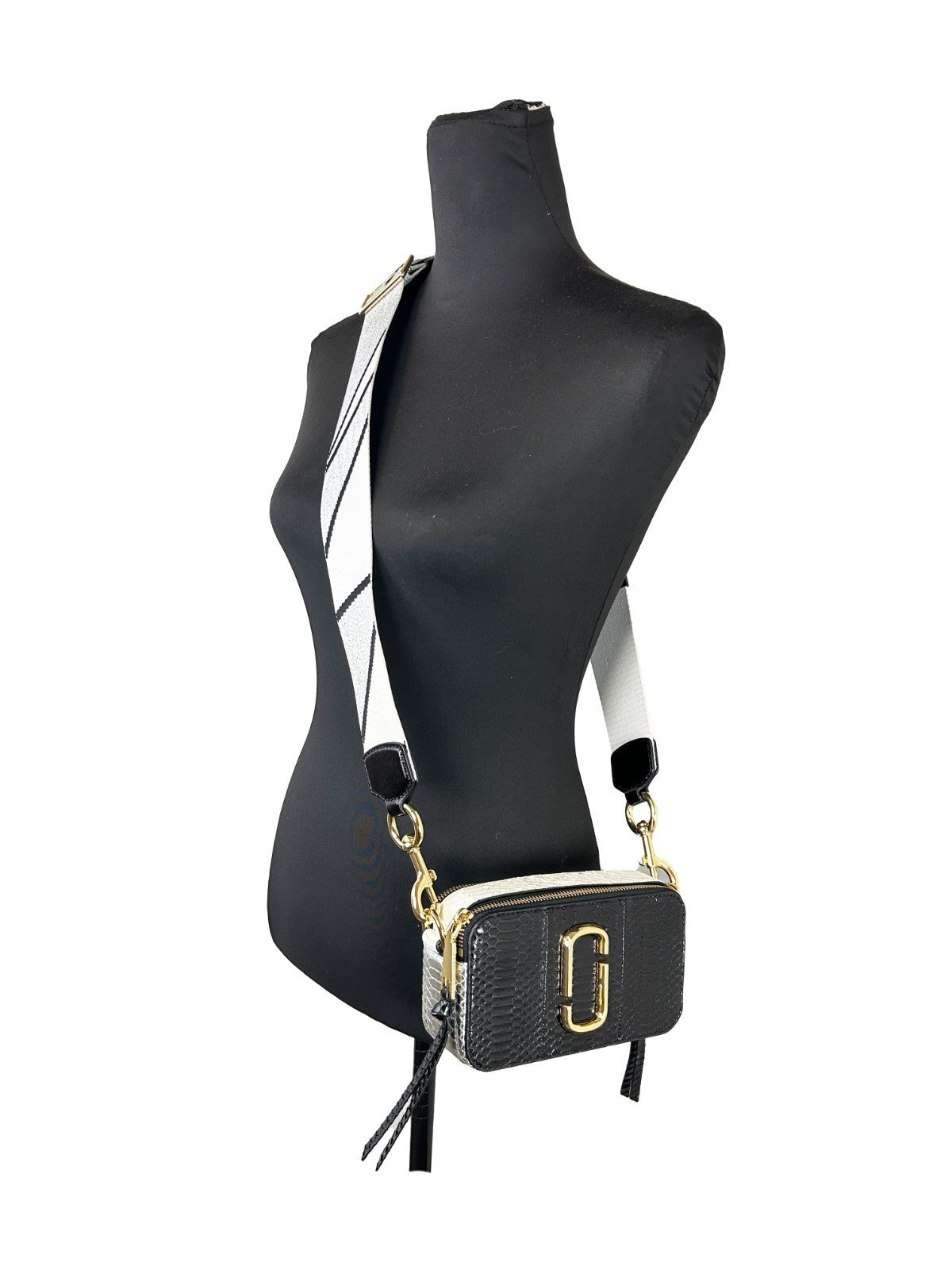 Sac bandoulière The Snapshot de Marc Jacobs en peau de serpent