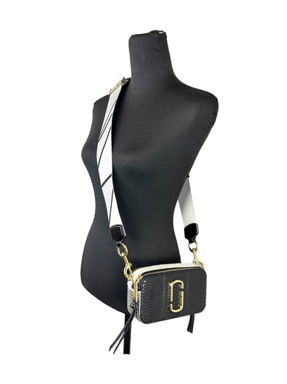 Sac bandoulière The Snapshot de Marc Jacobs en peau de serpent