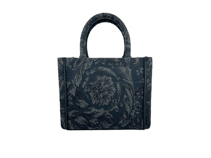 Bolso Shopper Versace Negro Mujer Colección Athena Extra Small