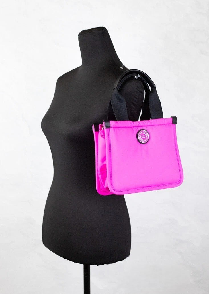 Marc Jacobs Neon Fuchsia Nylon Convertible Tote - Versatile