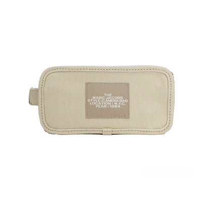 Sac bandoulière compact The Camera Bag en toile beige Marc Jacobs
