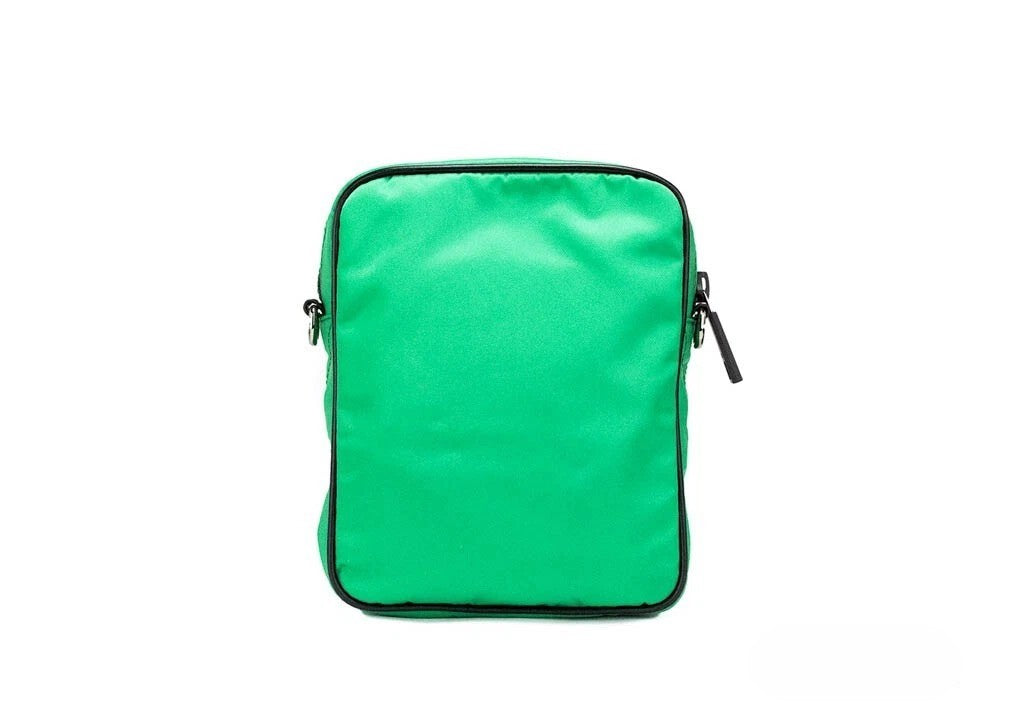 Versace Small Medusa Crossbody Bag Bright Green Nylon