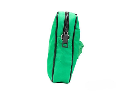 Versace Small Medusa Crossbody Bag Bright Green Nylon