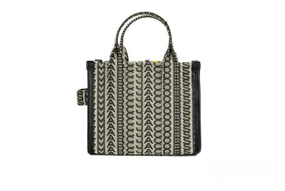 Marc Jacobs The Monogram Beige Woven Jacquard Canvas Mini Crossbody Bag