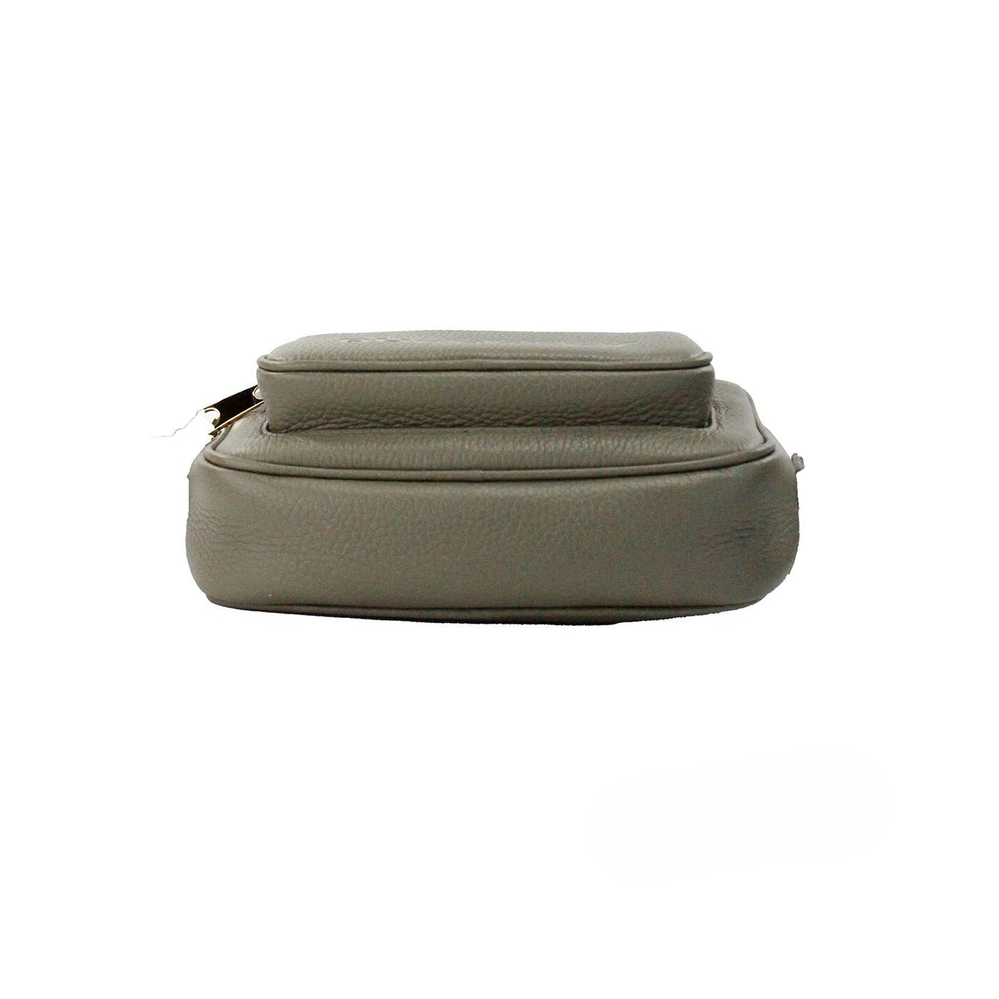 Bolso Bandolera Pequeño para Cámara Burberry de Piel Granulada Verde Helecho Oscuro con Logotipo