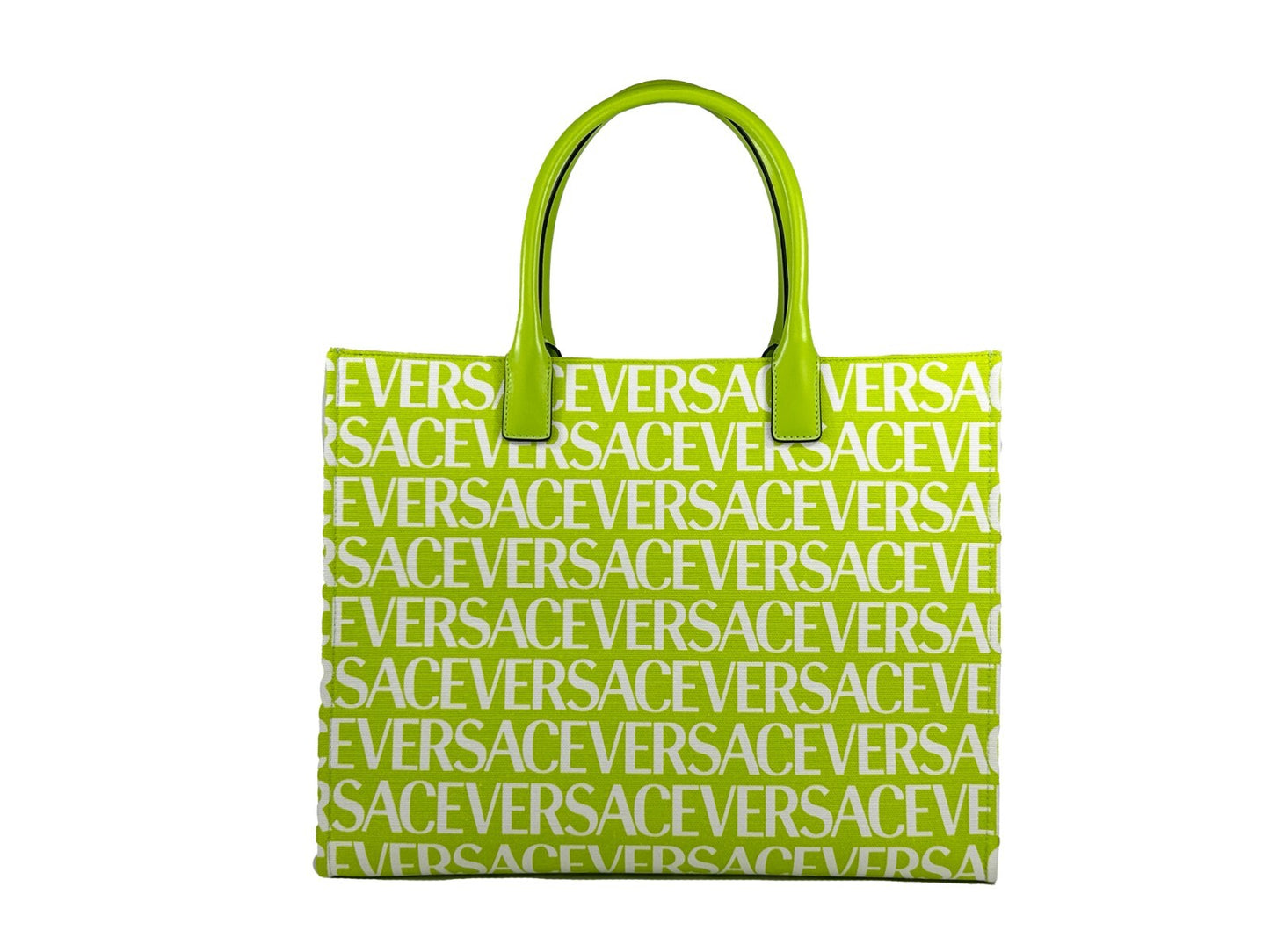 Bolso tote grande de lona Medusa de Versace