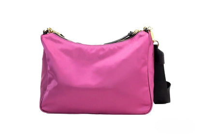 Bolso Bandolera Versace Pequeño Medusa de Tela de Nylon Dahlia