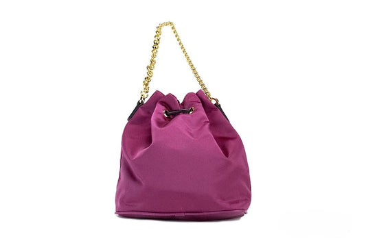 Bolso Bandolera Versace Pequeño Dahlia Nylon con Colgante Medusa y Cadena