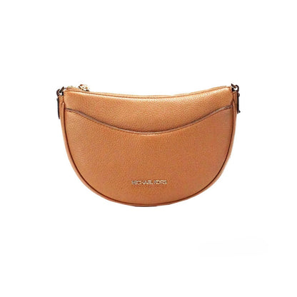 Bolso bandolera de piel granulada modelo Half Moon, pequeño, Michael Kors Dover Luggage