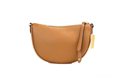 Bolso bandolera de piel granulada modelo Half Moon, pequeño, Michael Kors Dover Luggage