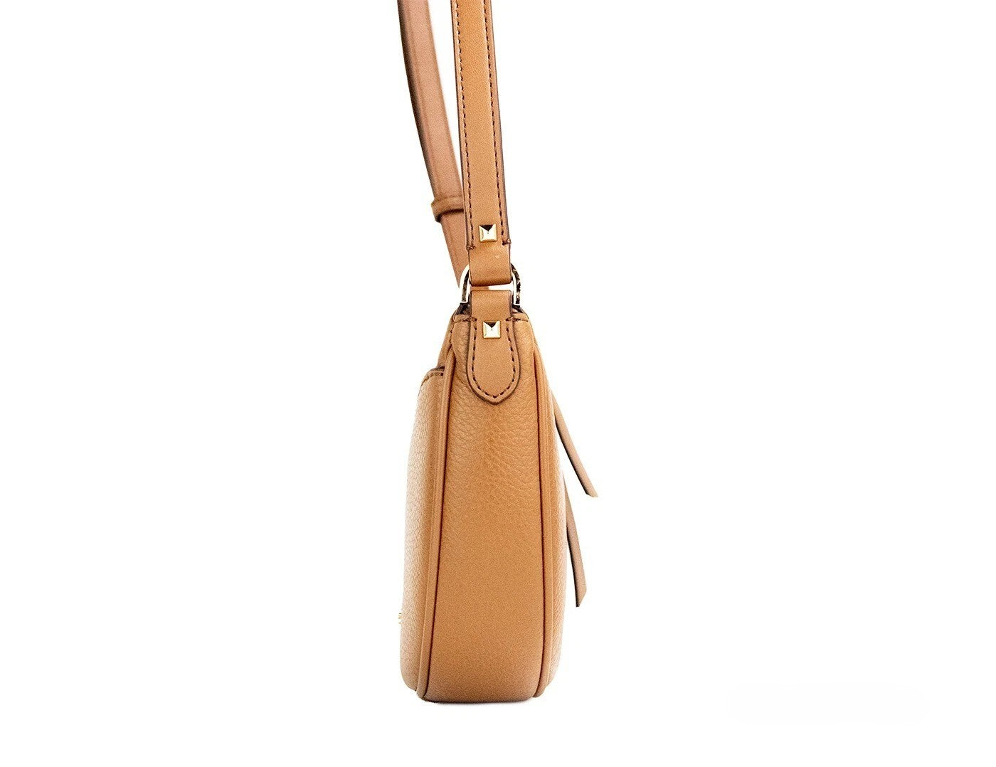 Bolso bandolera de piel granulada modelo Half Moon, pequeño, Michael Kors Dover Luggage