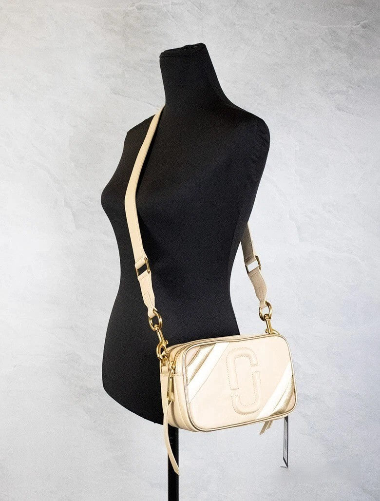 Marc Jacobs The Moto Shot 21 Camera Bag Leather Crossbody Bag