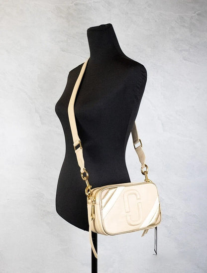 Marc Jacobs The Moto Shot 21 Camera Bag Leather Crossbody Bag