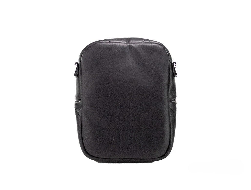 Bolso cruzado Marc Jacobs Pillow pequeño de cuero liso acolchado negro