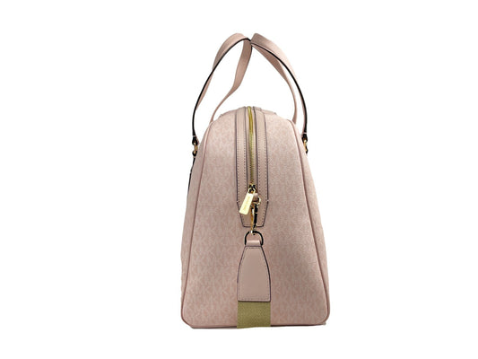 Bolsa de equipaje Michael Kors Travel extra grande de PVC con cremallera superior para fines de semana