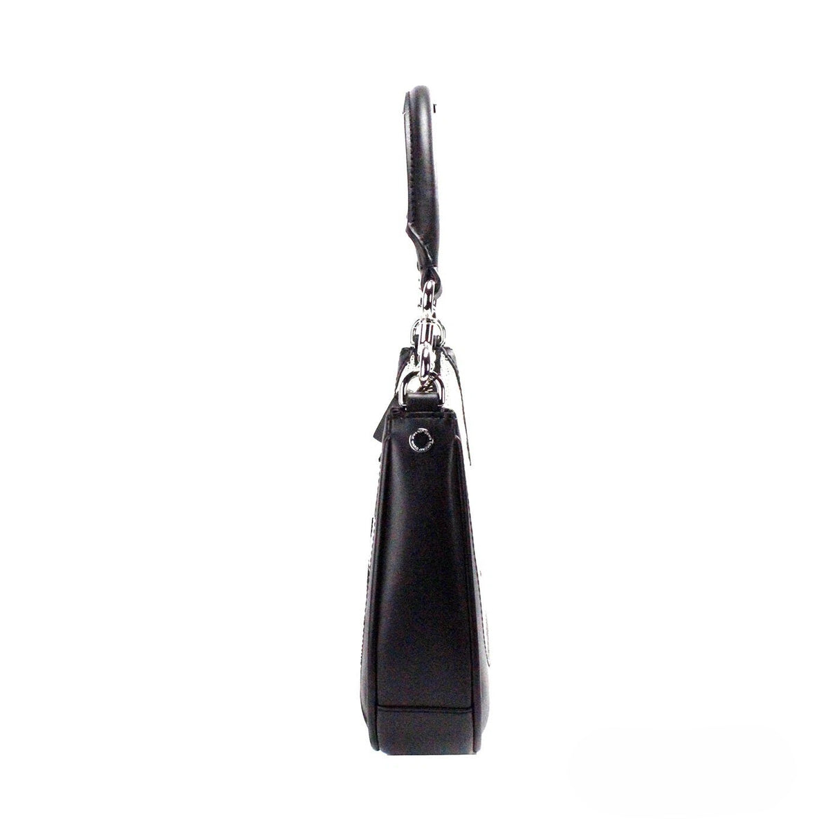 Marc Jacobs Natural Black Canvas and Leather Hobo Shoulder Bag