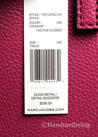Sac Bandoulière Mini Grind En Cuir Grainé Cactus Flower Marc Jacobs