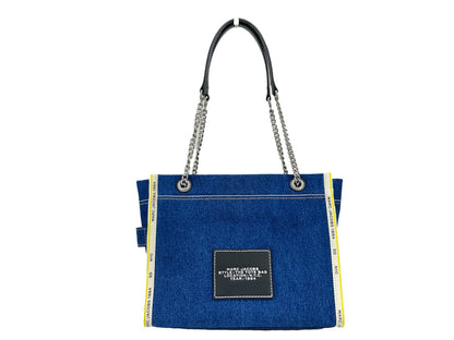 Marc Jacobs Medium Chain Denim Tote Bag
