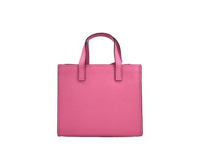 Sac bandoulière Mini Grind en cuir rose Marc Jacobs