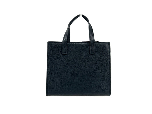 Bandolera Marc Jacobs Mini Grind de cuero negro