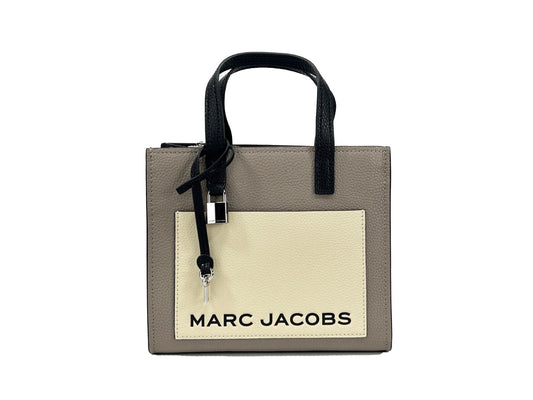 Bolso cruzado mini tote de cuero The Grind de Marc Jacobs