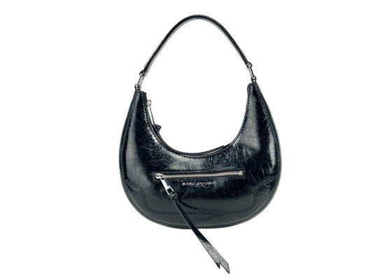 Bolso Marc Jacobs Cruiser Small Crescent de cuero arrugado