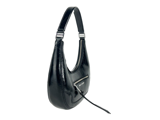 Bolso Marc Jacobs Cruiser Small Crescent de cuero arrugado