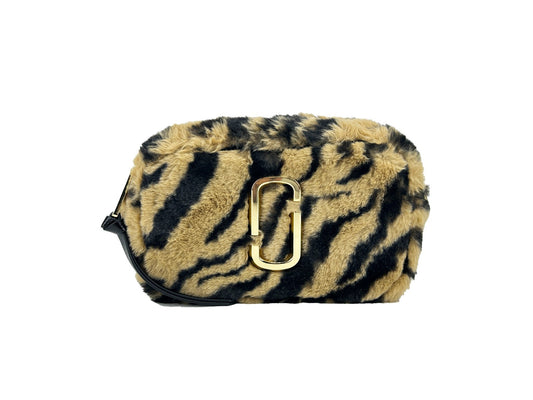 Bolso cruzado de piel de tigre The Snapshot de Marc Jacobs