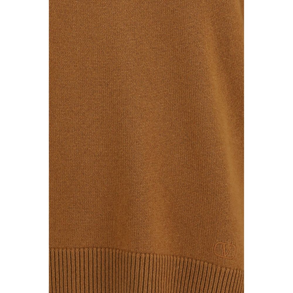 Pull en cachemire marron Valentino Garavani