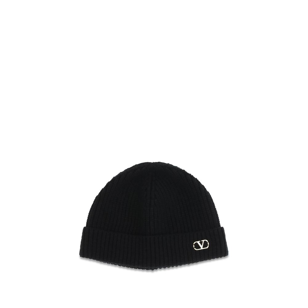 Gorro de cachemir negro Valentino Garavani