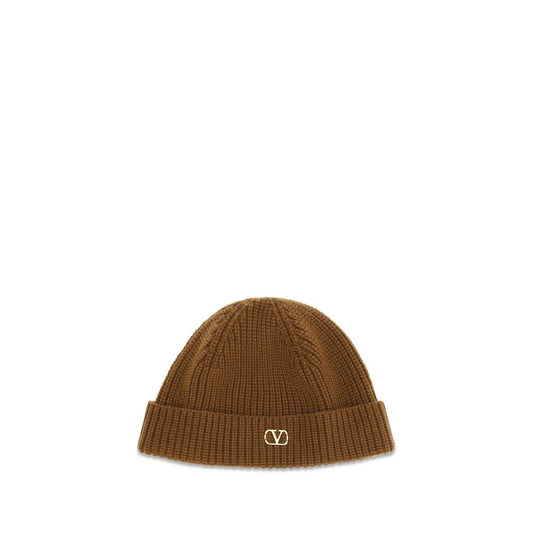 Gorro Valentino Garavani de Cachemira Marrón