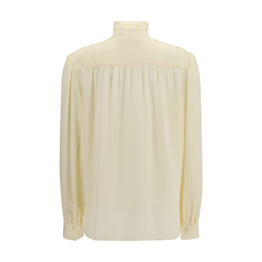 Blusa Chloé de poliéster beige