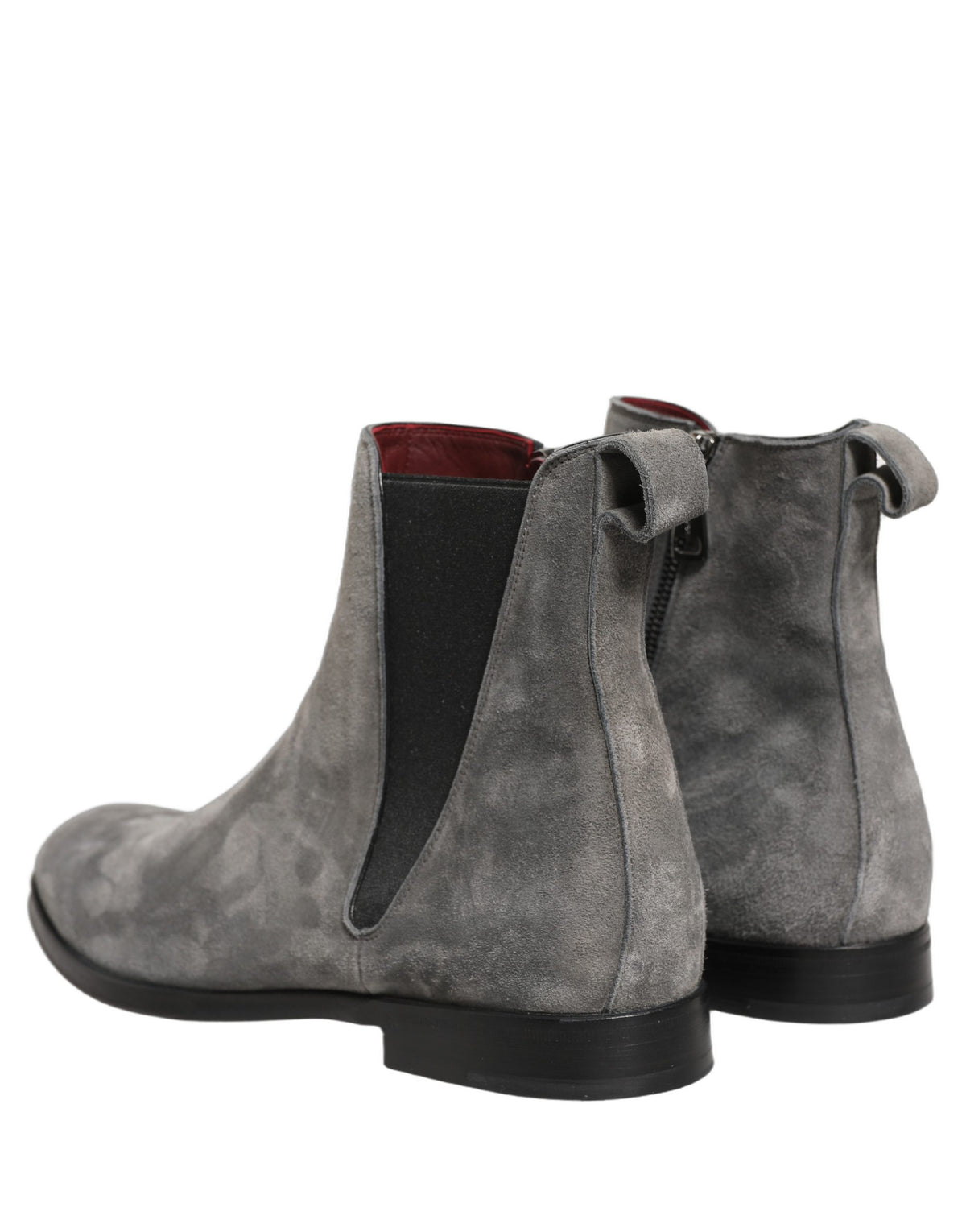 Chaussures Bottines Chelsea Dolce & Gabbana en Cuir Suédé Gris