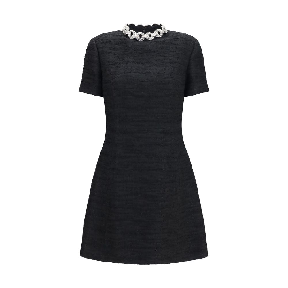 Vestido de cóctel Valentino Garavani negro de algodón